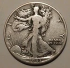 1943 D Walking Liberty Half Dollar