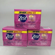 6 X Zest Lush Orchid & Almond Oil Moisturizing Bar Soap 4.12 Oz - 3PKS X 2EA B66