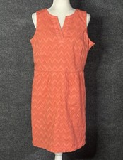 Tommy Hilfiger Sheath Dress Chevron Party Office Preppy Size 14 CM5254