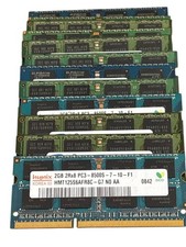 LOT of 12 2GB DDR3 SO-DIMM 204-pin PC3-8500S 1066MHz Laptop Notebook Memory RAM
