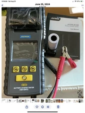 Autool BT-860 Car Battery Analyzer, Load Tester W/Printout, 12 Volt, Versatile ￼