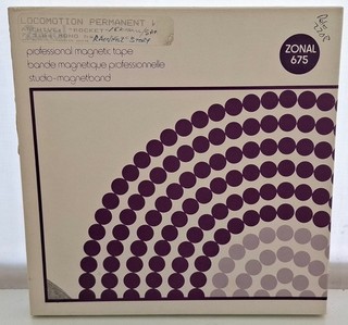Zonal 675 Professional Magnetic Recording Tape 1/4" 10.5" Boxed NAB Reel 2500'