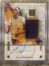 2025 Impeccable WNBA Rickea Jackson Elegance Jersey Auto Gold /49 EJA-RJ Sparks