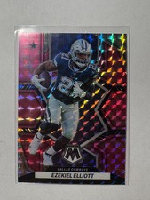 Ezekiel Elliott 2022 Panini Mosaic Pink Mosaic Dallas Cowboys