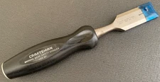 Vintage Craftsman 36853 1" Wood Chisel w/ Strike Cap Forged Steel Made in USA