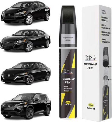 Super Black(KH3) for Nissan Touch Up Paint Pen, 2 in 1 Car Scratch Remover with