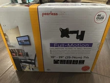 Peerless-AV PA730 Full Motion TV Wall Mount 10–29” 25 lb Capacity – New Sealed