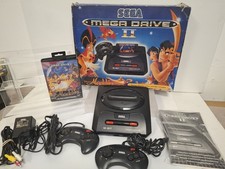 Aladdin Sega Mega Drive II Boxed Console 2 Controllers Leads & Game See Details