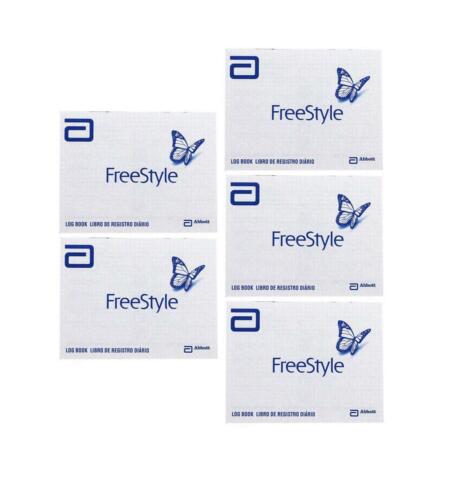 ABBOTT FreeStyle Self Testing Log Book ( 5 Pack ) - Picture 1 of 3