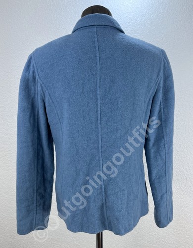 Charter Club Wool Blend Women's Blazer Sport Coat Jacket Blue Size 8 - Picture 3 of 9