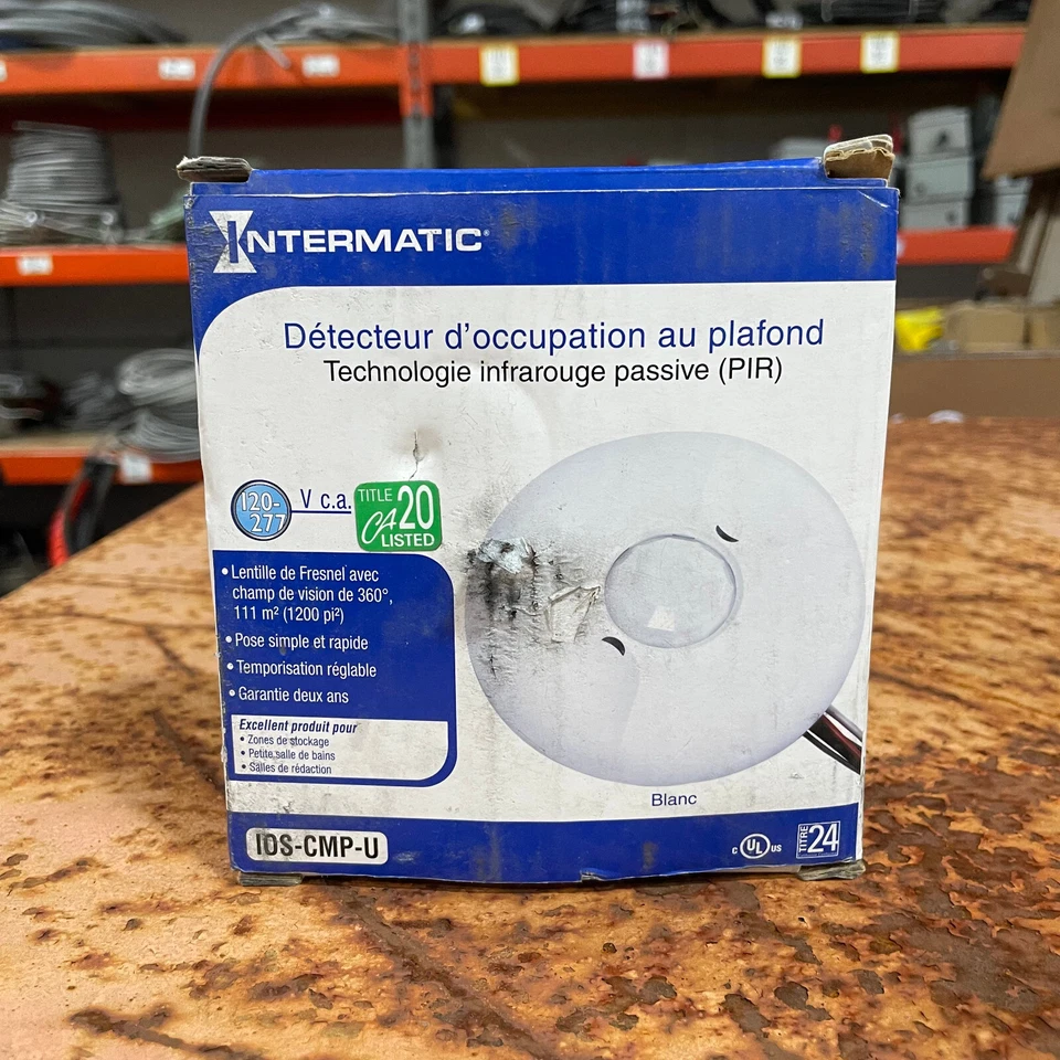 INTERMATIC #IOS-CMP-U / Ceiling Mount Occupancy Sensor - PIR - 1,200 Sq Feet / H - Image 3 of 4