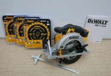DeWALT DCS391 18v xr  165mm circular saw bare unit + 3 extra DT10624 blades 