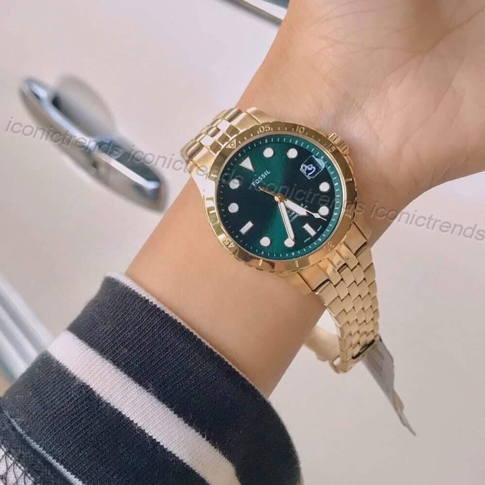 NWT🌴 Fossil ES4746 FB-01 3-Hand Date 