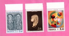 FRANCE - 1976 - YT1867/1869**MNH - BDF - OEUVRES D'ART - COTE 4€