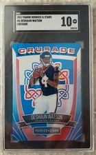 Deshaun Watson 2017 Panini Rookies & Stars Crusade Silver Prizm RC SGC 10
