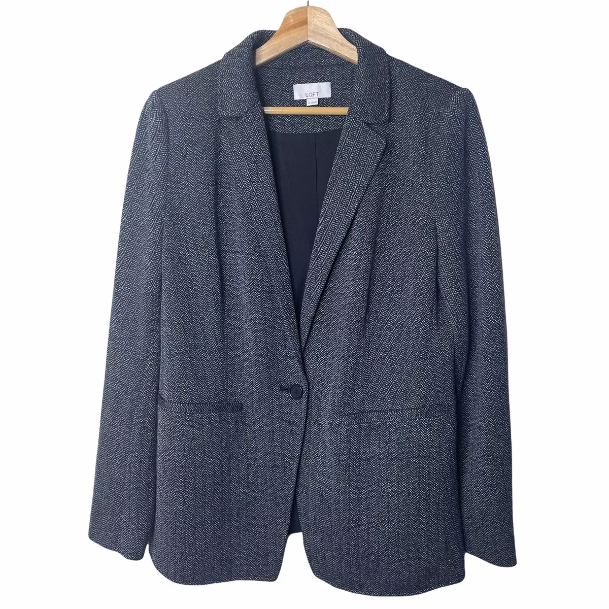 Loft grey blazer top