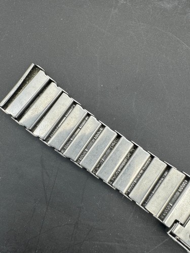 Vintage Gay Freres GF Edelstahl 1972 Uhrenarmband sehr selten ohne Endglieder - Bild 7 von 10