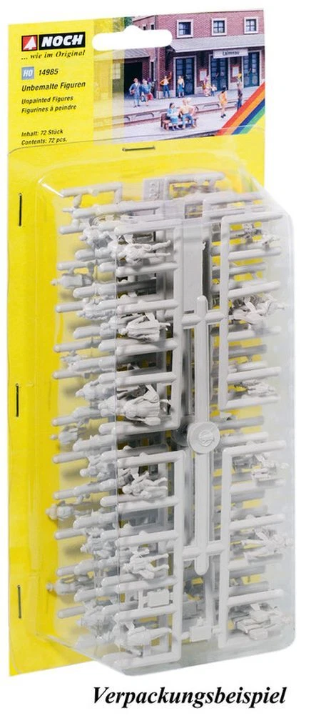 Noch - 36630 - Modélisme Ferroviaire - Cavaliers - 4 Figurines + 4 Chevaux