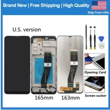 For Samsung Galaxy A02S A025a A025U A025A LCD Display Touch Screen Frame Replace