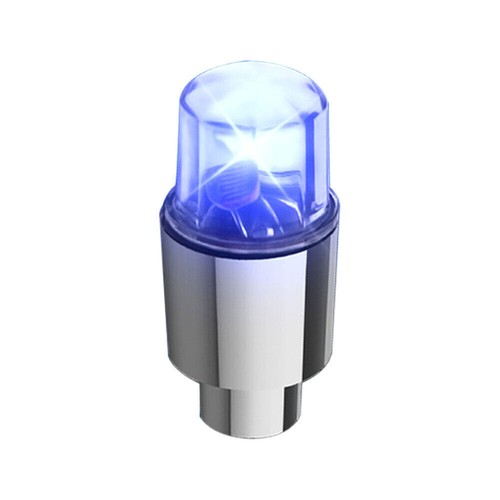 4pcs Car Blue Wheel Tire Tyre Air Valve Stem LED Light Caps Cover Auto Accessory - Picture 7 of 14