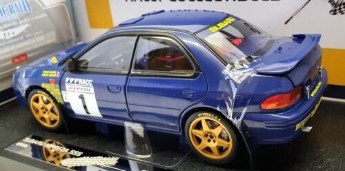Sun Star 1/18 Scale 5516 - 1996 Subaru Impreza 555 #1 McRae Catalunya Rally - Picture 3 of 5