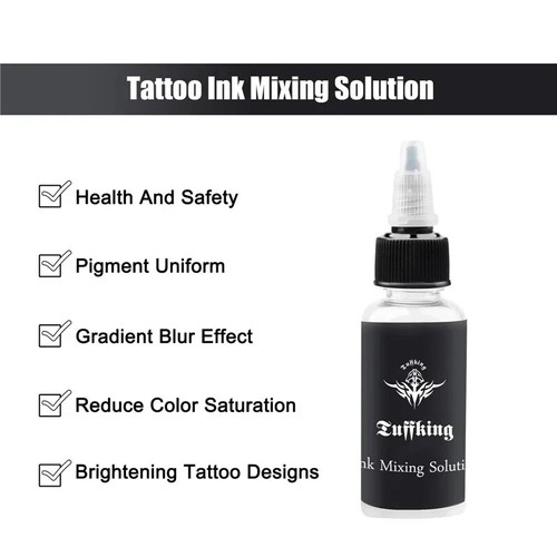 Tuffking Tattoo Machine Kit Rotary Motor Pen Gun Power Supply Needle Color Inks - Picture 18 of 24