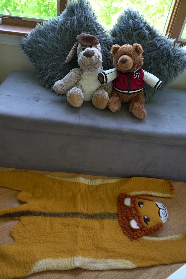 ALFOMBRA INFANTIL HABITACIÓN INFANTIL PISO LEÓN ALFOMBRA LANA ALFOMBRAS NIÑOS Foto 4 de 4