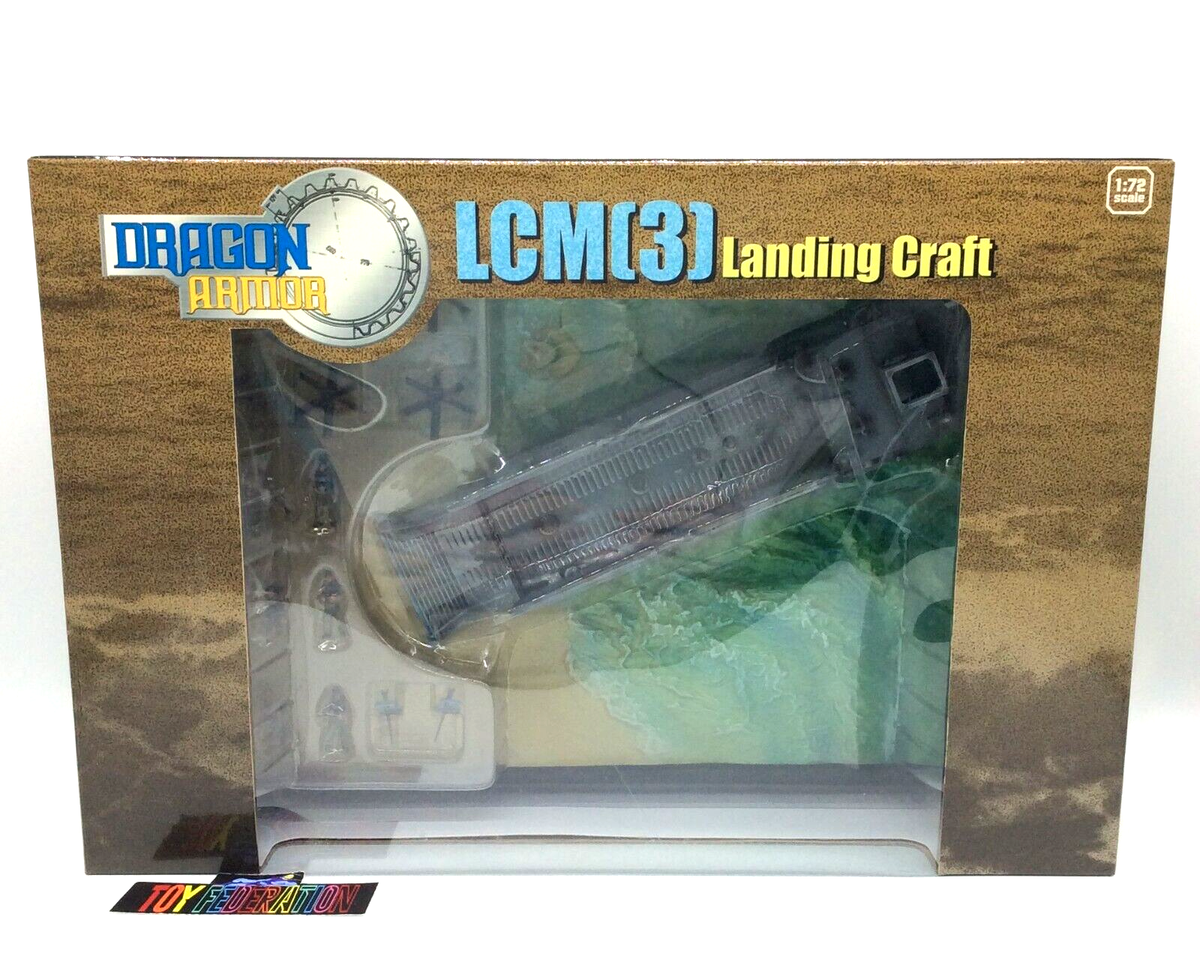 Dragon Armor LCM (3) LANDING CRAFT 1:72 Item Number 60205 Unopened