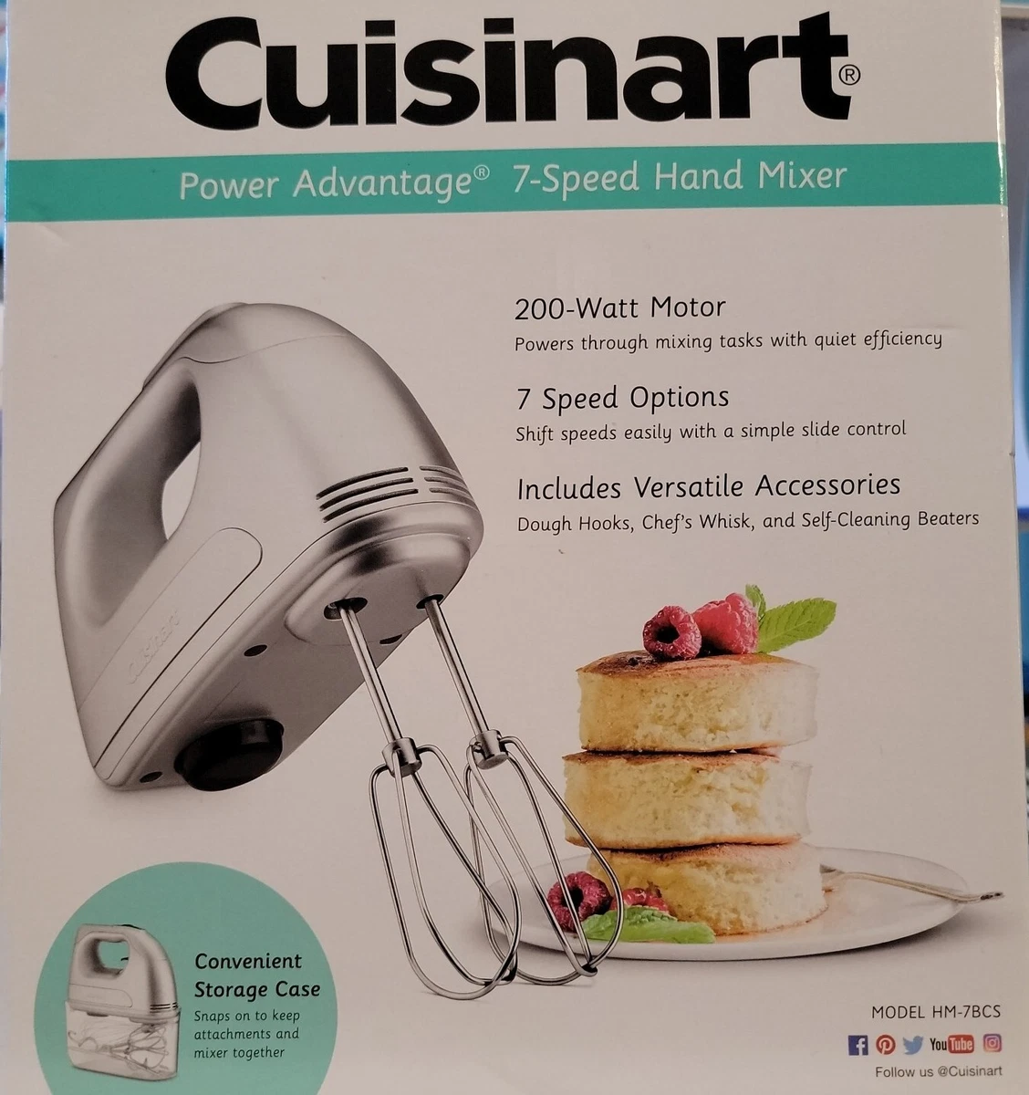 Cuisinart 7 Speed Hand Mixer