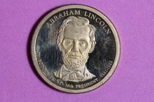 ESTATE FIND 2010 - PROOF ABRAHAM LINCOLN Presidential Dollar! #K49983