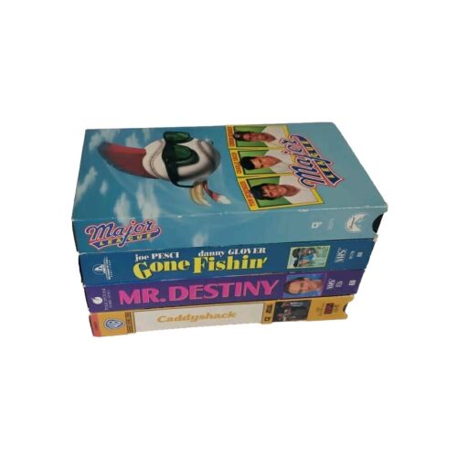 Caddyshack Major League Gone Fishin Mr Destiny VHS VG Cult Comedy Bundle Lot - Picture 4 of 7