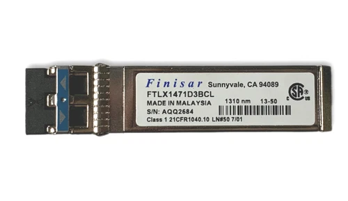 BRAND NEW Finisar 10Gbps 10km Single Mode Datacom SFP+ Transceiver