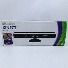 Xbox 360 Kinect Sensor Camera w/ Kinect Adventures and Cables in Box