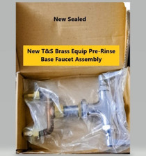 New T S Brass Equip Pre Rinse Base Faucet Assembly New Sealed