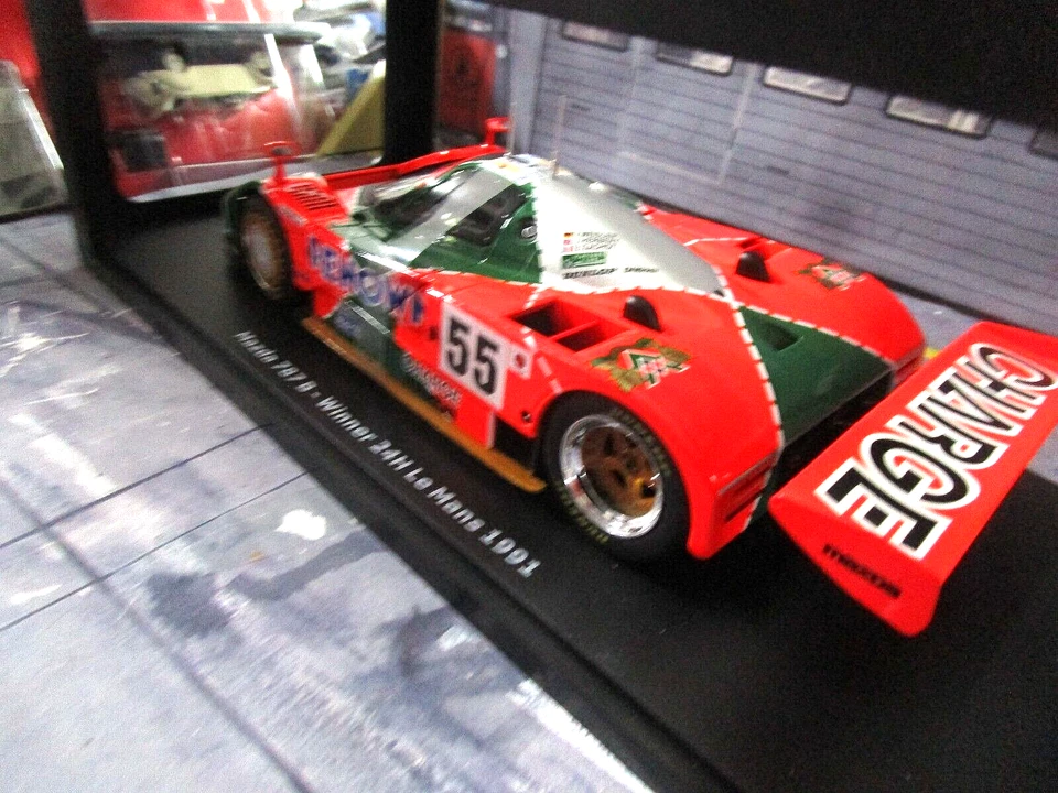 MAZDA 787 B 787B 24h Wankel Le Mans Winner 1991 #55 Weidler Gachot Herb KK 1:18 - Immagine 3 di 4