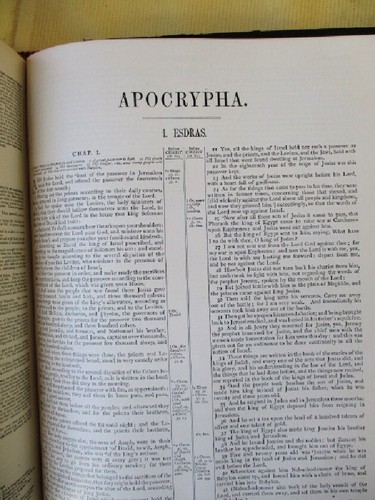 HOLY BIBLE, Old & New Testaments, Concordance,Apocrypha, 1897, Quaker Friends - Picture 9 of 9