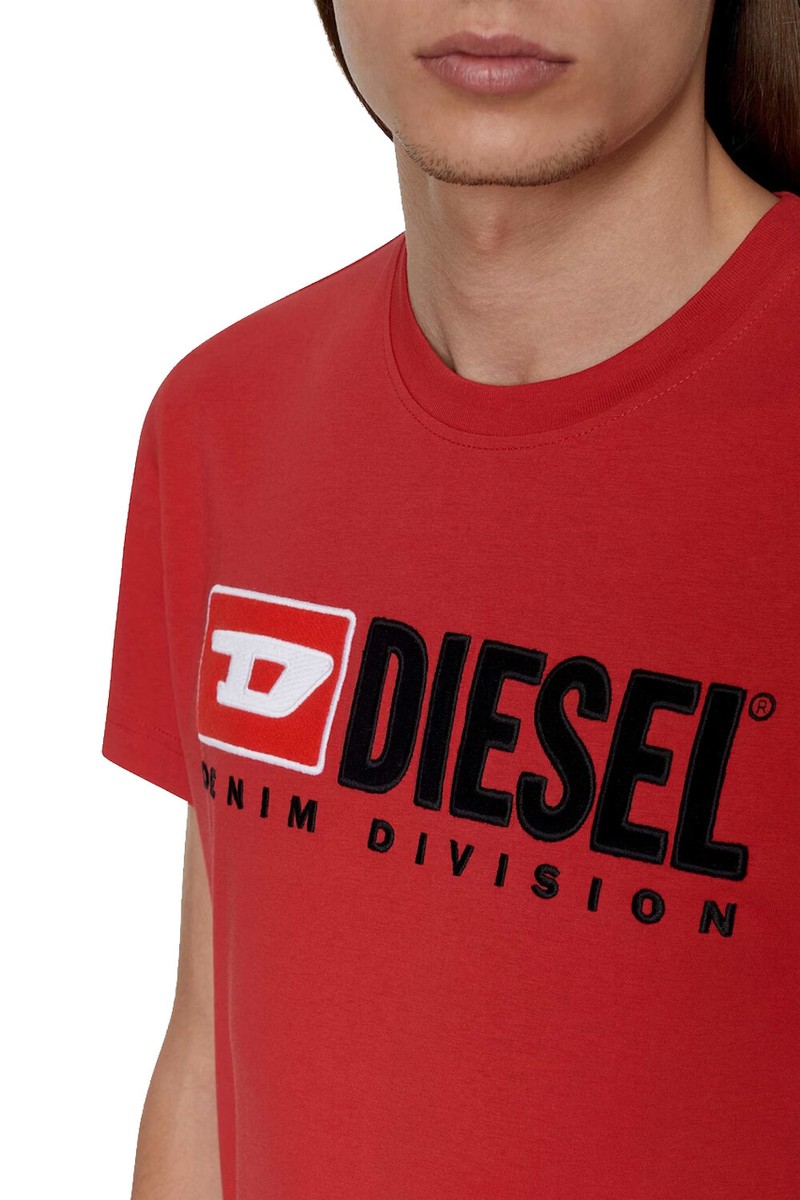 Diesel T-Diego-Division Men's T-Shirt Round Neck Short