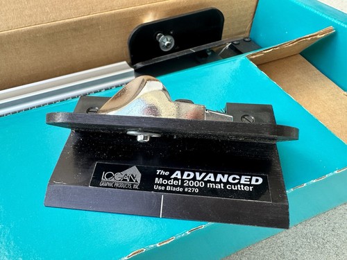 Logan Compact Mat Cutter Model 301 W 3 Cutters 2000 701 302 Bevel Straight EUC - Picture 7 of 19