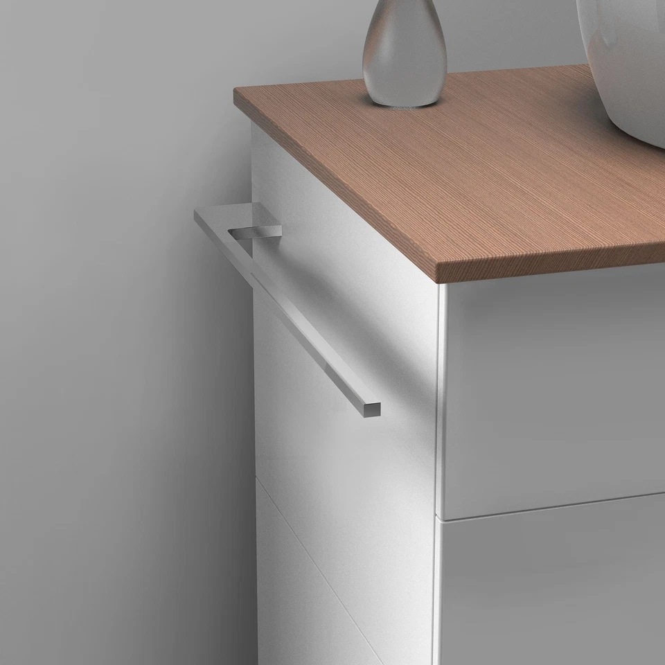 Handtuchhalter Slim für Waschtisch, Chrom, Aluminium - Bild 2 von 4