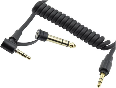 Cavo audio stereo AUX di ricambio per cuffie Monster Beats Detox, Pro 3,5 mm 6,5 mm