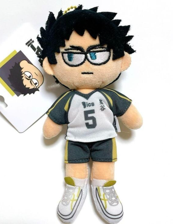 Haikyuu x Plaza Jirori Plush Doll Mascot Keiji Akaashi Fukurodani