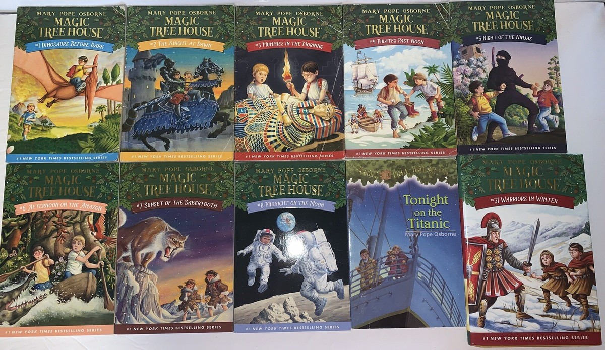 Lot of 9 Magic Tree House Mary Pope Osborn Book 1-8 & 31