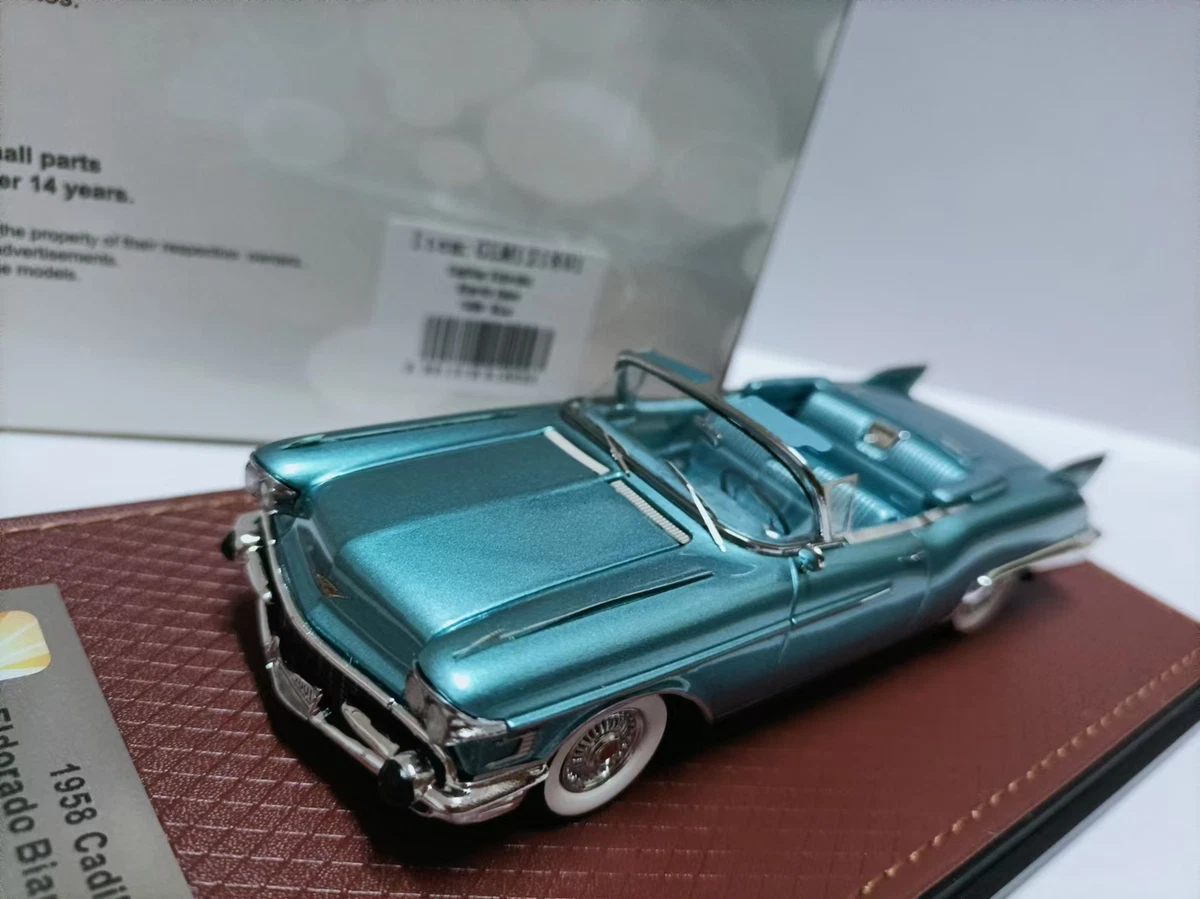 GLM 1/43 Cadillac Eldorado Biarritz open 1958 Blue Met