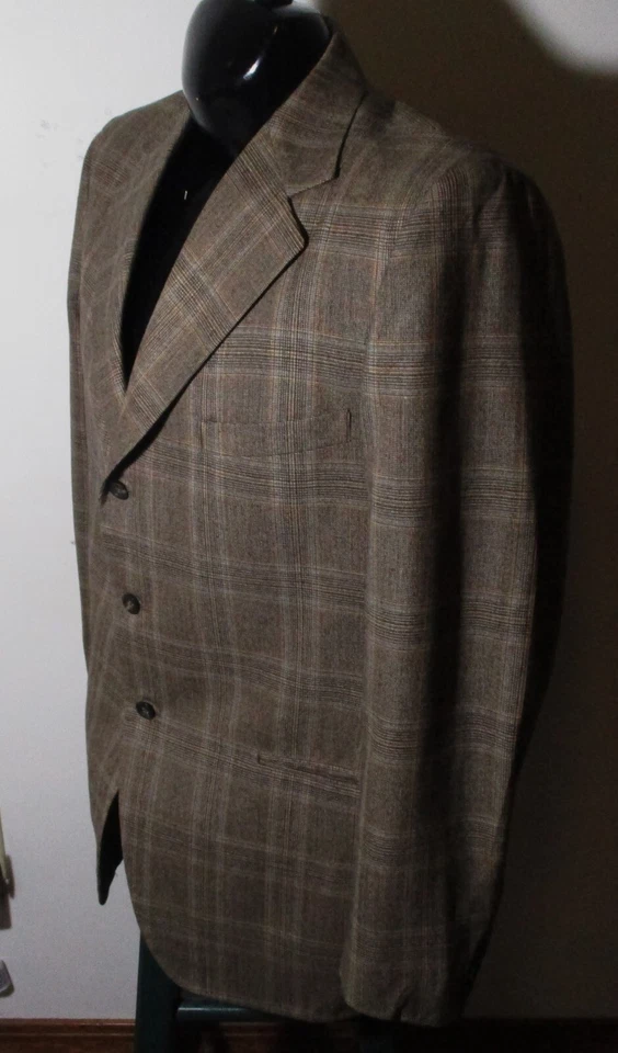 ABERCROMBIE & FITCH Brown Casual Blazer Sport Jacket Size 42 Long - Image 4 of 4