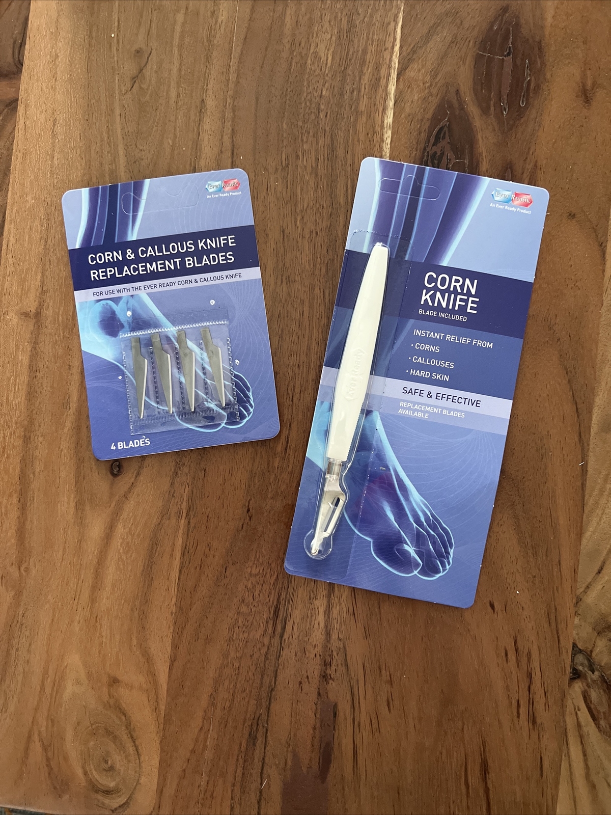 Ever Ready Corn and Callous Knife & Replacement Blades Combo