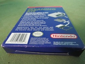 Nintendo NES Cleaning Kit w/ Box Poster and Manual CIB