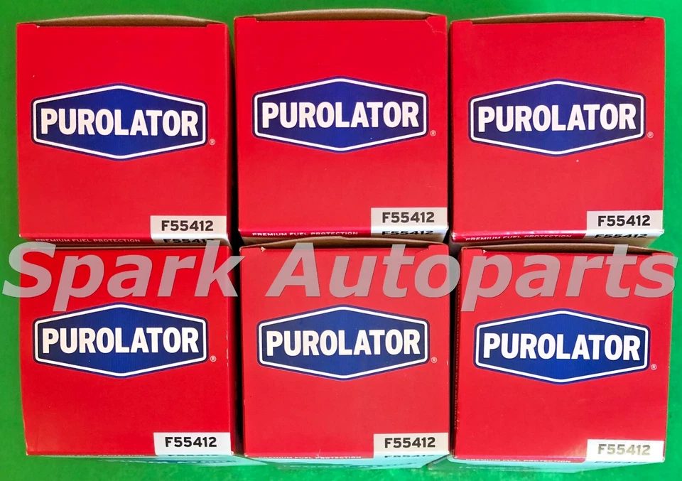 Estuche de 6 filtros de combustible PUROLATOR F55412 para 10290491, 10287788, 10244502 25179824 Foto 4 de 4