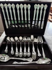 Reed and Barton Sterling Silver plated flatware (12 Place Setting plus serving)