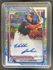 2024 Bowman Walker Jenkins Chrome Auto Mini Diamond Refractor 1st #/100 Twins
