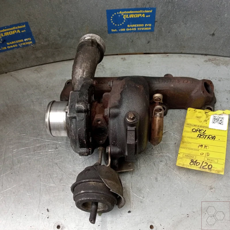 Turbocompresor con colector de escape  OPEL VECTRA (Z02) 1.9 CDTI (88Kw) Ber - Imagen 2 de 4